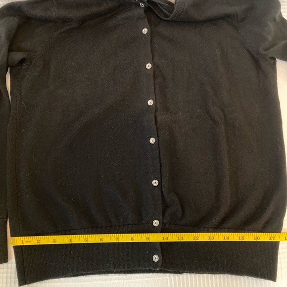 Loft Black Cardigan, Size L - Picture 9 of 9